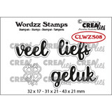 Crealies Wordzz Stempels Dutch No. 8 Veel Liefs/Geluk (CLWZS08)