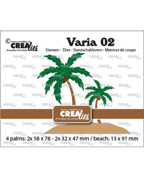 Crealies Varia Dies No. 02 Palm Trees (CLVaria02)