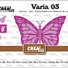 Crealies Varia Stansen No. 03 Monarchvlinder (CLVaria03)