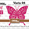 Crealies Varia Stansen No. 04 Zwaluwstaartvlinder (CLVaria04)