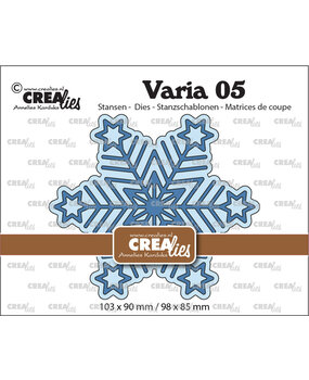 Crealies Varia Dies No. 05 Geometric Snowflake Big (CLVaria05)