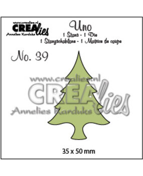 Crealies Uno Dies No. 39 Christmas Tree Thin (CLUno39)