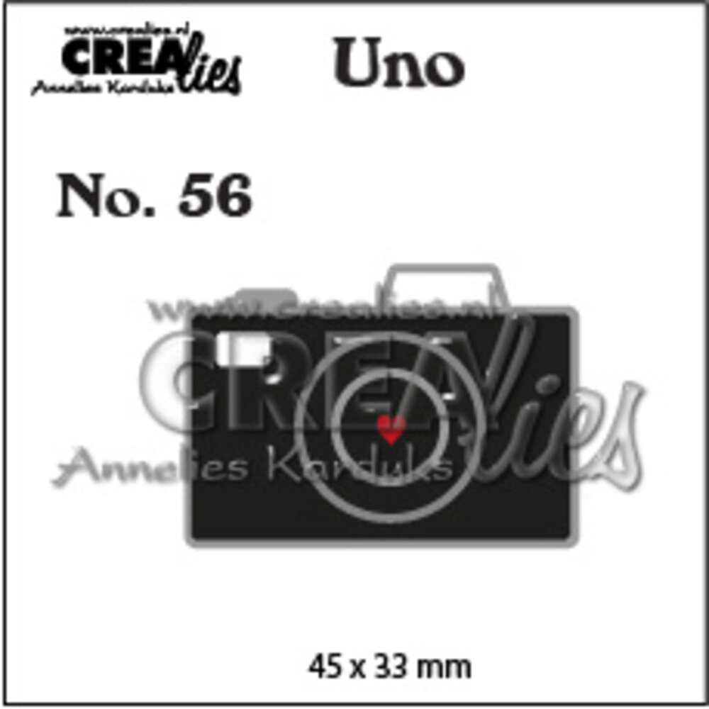 Crealies Uno Dies No. 56 Camera (Small) (CLUno56)