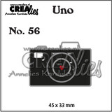 Crealies Uno Dies No. 56 Camera (Small) (CLUno56)