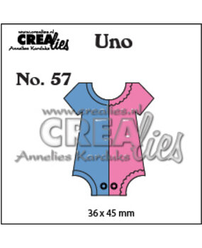 Crealies Uno Dies No. 57 Onesie (Small) (CLUno57)