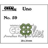 Crealies Uno Dies No. 59 Lucky Clover (CLUno59)