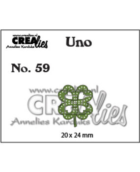 Crealies Uno Dies No. 59 Lucky Clover (CLUno59)