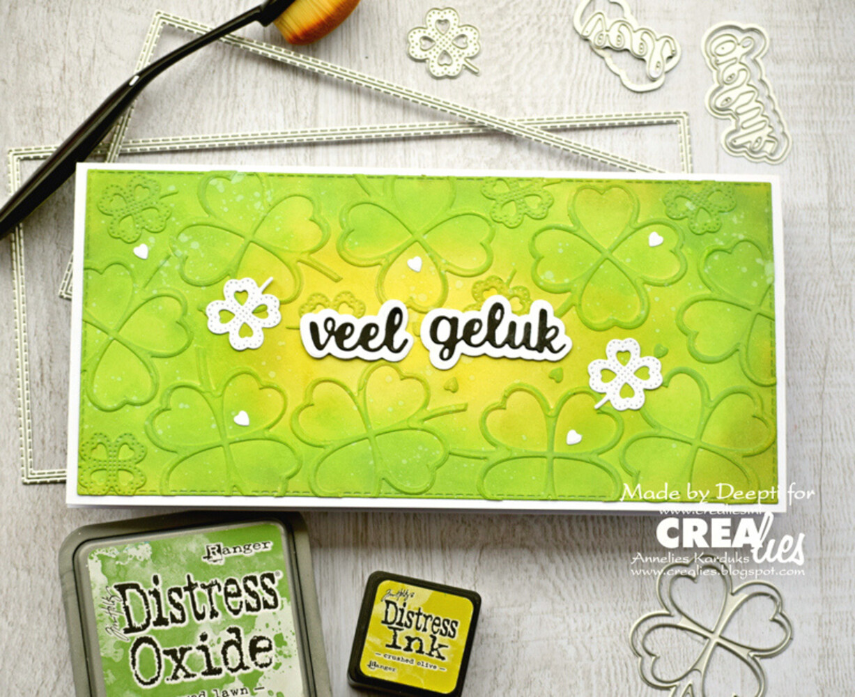 Crealies Uno Stansen No. 59 Klavertje Vier (CLUno59)