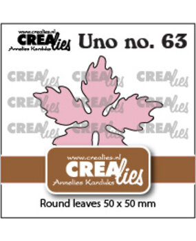 Crealies Uno Dies No. 63 Poinsettia Round Leaves (CLUno63)