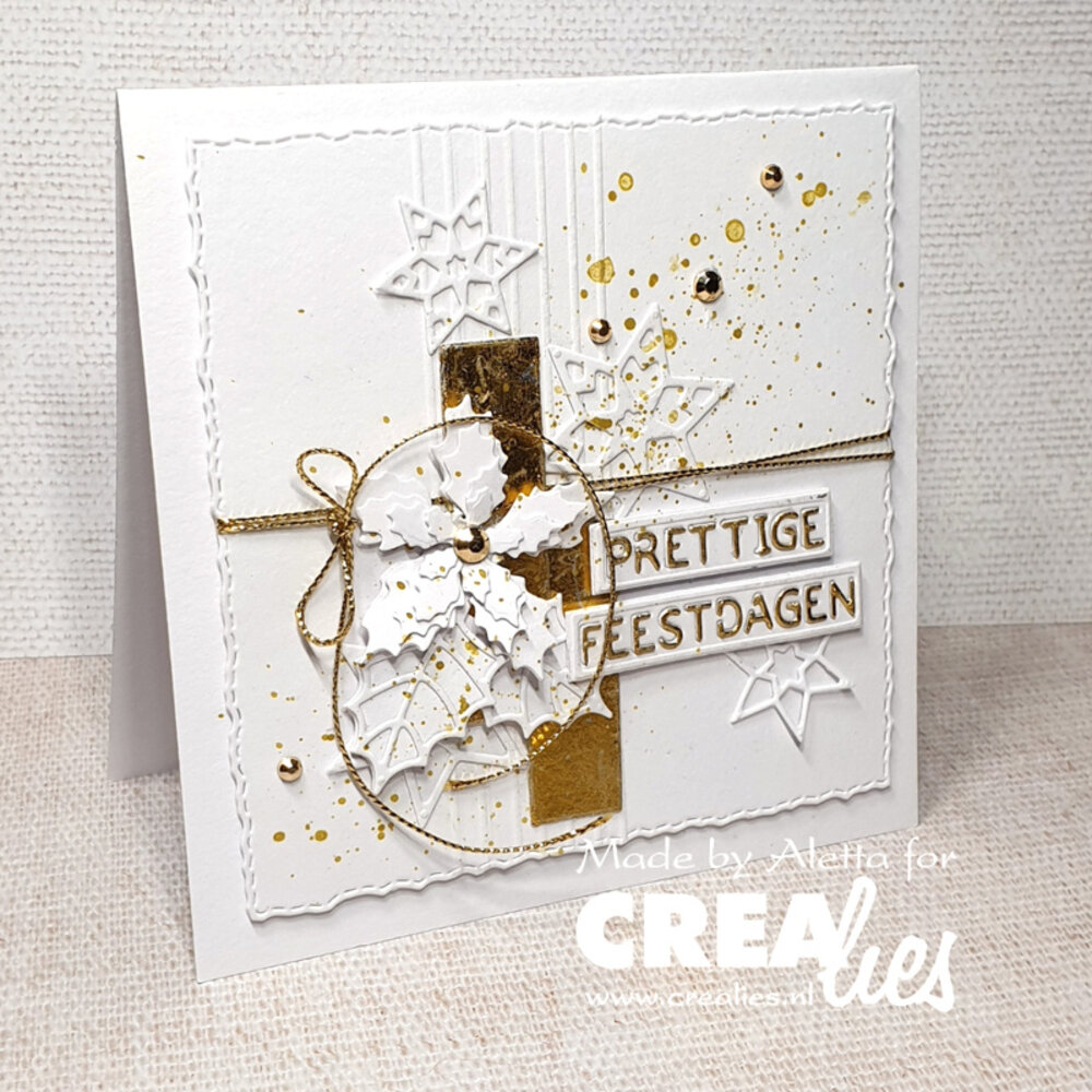 Crealies Uno Dies No. 64 Poinsettia Pointy Leaves (CLUno64)