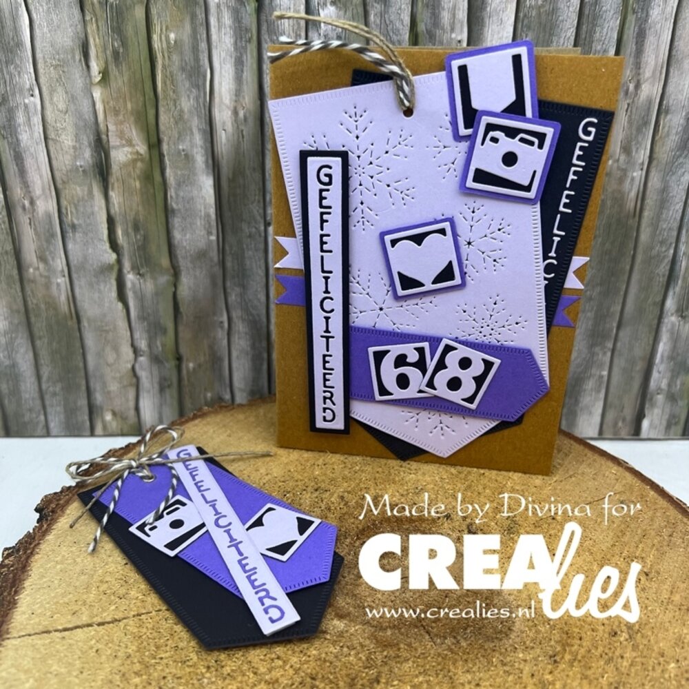 Crealies Texto Negativo Dies Dutch No. 101V Met Oprechte Deelneming (NL101V) Crealies Texto Negativo Dies Dutch No. 101V Met Oprechte Deelneming (NL101V)