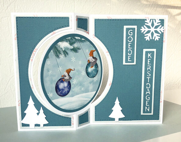 Crealies Texto Negativo Stansen Dutch No. 103V Goede Kerstdagen (NL103V)