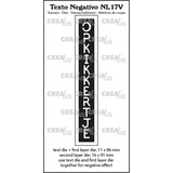Crealies Texto Negativo Dies Dutch No. 17V Opkikkertje (NL17V)