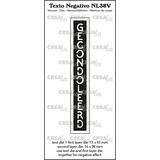 Crealies Texto Negativo Stansen Dutch No. 38V Gecondoleerd (NL38V)