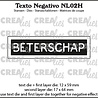Crealies Texto Negativo Stansen Dutch No. 2H Beterschap (NL02H) Crealies Texto Negativo Stansen Dutch No. 2H Beterschap (NL02H)
