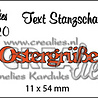 Crealies Tekst Stansen German No. 20 Ostergrüsse (CLTSS20)