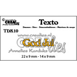Crealies Texto Stansen Danish God Jul (TDK10)