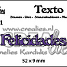Crealies Texto Stansen Portuguese Felicidades (TPT01) Crealies Texto Stansen Portuguese Felicidades (TPT01)