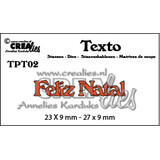 Crealies Texto Stansen Portuguese Feliz Natal (TPT02)