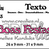 Crealies Texto Stansen Portuguese Boas Festas (TPT03)