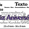 Crealies Texto Stansen Portuguese Feliz Aniversário (TPT102) Crealies Texto Stansen Portuguese Feliz Aniversário (TPT102)