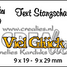 Crealies Tekst Stansen German No. 9 Viel Glück (CLTSS09)