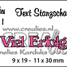 Crealies Tekst Stansen German No. 11 Viel Erfolg (CLTSS11)
