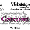 Crealies Text Dies Dutch No. 40 Getrouwd (CLTS40)