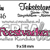 Crealies Text Dies Dutch No. 46 Feestvarken (CLTS46)