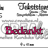 Crealies Tekst Stansen Dutch No. 5 Bedankt (CLTS05)