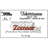 Crealies Text Dies Dutch No. 7 Zomaar (CLTS07)