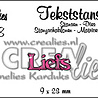 Crealies Text Dies Dutch No. 8 Liefs (CLTS08)