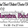 Crealies Text Dies Spanish No. 102 Nuestra Boda (CLES102)