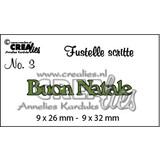 Crealies Tekst Stansen Italian No. 3 Buon Natale (CLFS03)