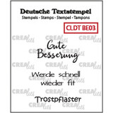 Crealies Text Stamps German Besserung 03 (CLDTBE03)