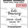 Crealies Textstempel German Besserung 03 (CLDTBE03)