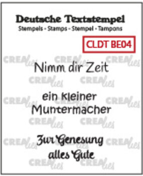 Crealies Text Stamps German Besserung 04 (CLDTBE04)