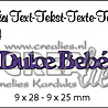 Crealies Text Dies Spanish No. 4 Dulce Bebe (CLES04)