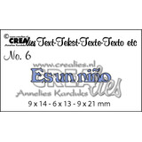 Crealies Tekst Stansen Spanish No. 6 Es un Nino (CLES06)