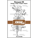 Crealies Stampzz Stamps No. 2 Orchid (CLStampzz02)