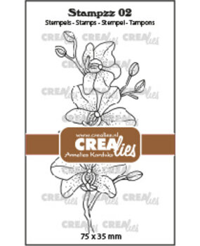 Crealies Stampzz Stempels No. 2 Orchidee (CLSTAMPZZ02)