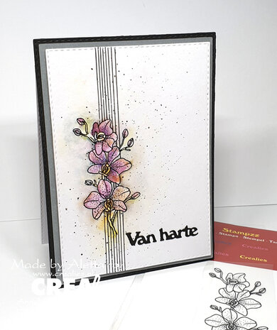 Crealies Stampzz Stempels No. 2 Orchidee (CLSTAMPZZ02)