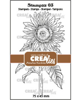 Crealies Stampzz Stempels No. 3 Zonnebloem (CLSTAMPZZ03)