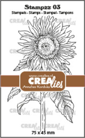 Crealies Stampzz Stempels No. 3 Zonnebloem (CLSTAMPZZ03)
