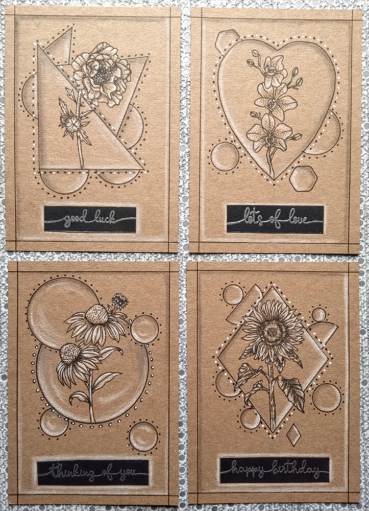 Crealies Stampzz Stempels No. 3 Zonnebloem (CLSTAMPZZ03)