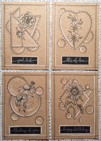 Crealies Stampzz Stamps No. 3 Sunflower (CLStampzz03)