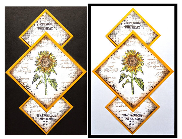 Crealies Stampzz Stamps No. 3 Sunflower (CLStampzz03)