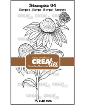 Crealies Stampzz Stamps No. 4 Coneflower (CLStampzz04)