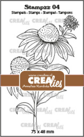 Crealies Stampzz Stamps No. 4 Coneflower (CLStampzz04)