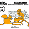 Crealies Silhouetzz Dies No. 3 Squirrels (CLSH03)